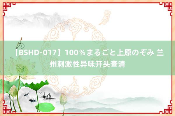 【BSHD-017】100％まるごと上原のぞみ 兰州刺激性异味开头查清