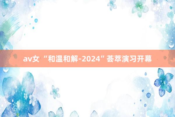 av女 “和温和解-2024”荟萃演习开幕