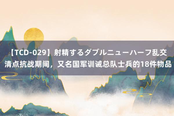 【TCD-029】射精するダブルニューハーフ乱交 清点抗战期间，又名国军训诫总队士兵的18件物品