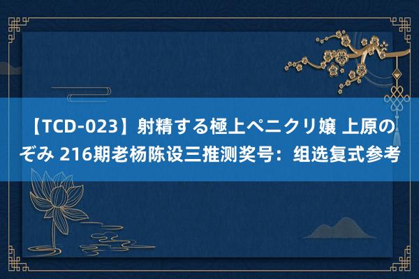 【TCD-023】射精する極上ペニクリ嬢 上原のぞみ 216期老杨陈设三推测奖号：组选复式参考