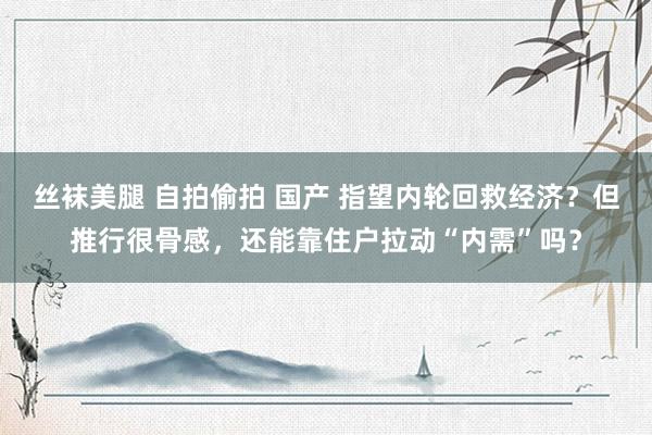 丝袜美腿 自拍偷拍 国产 指望内轮回救经济？但推行很骨感，还能靠住户拉动“内需”吗？